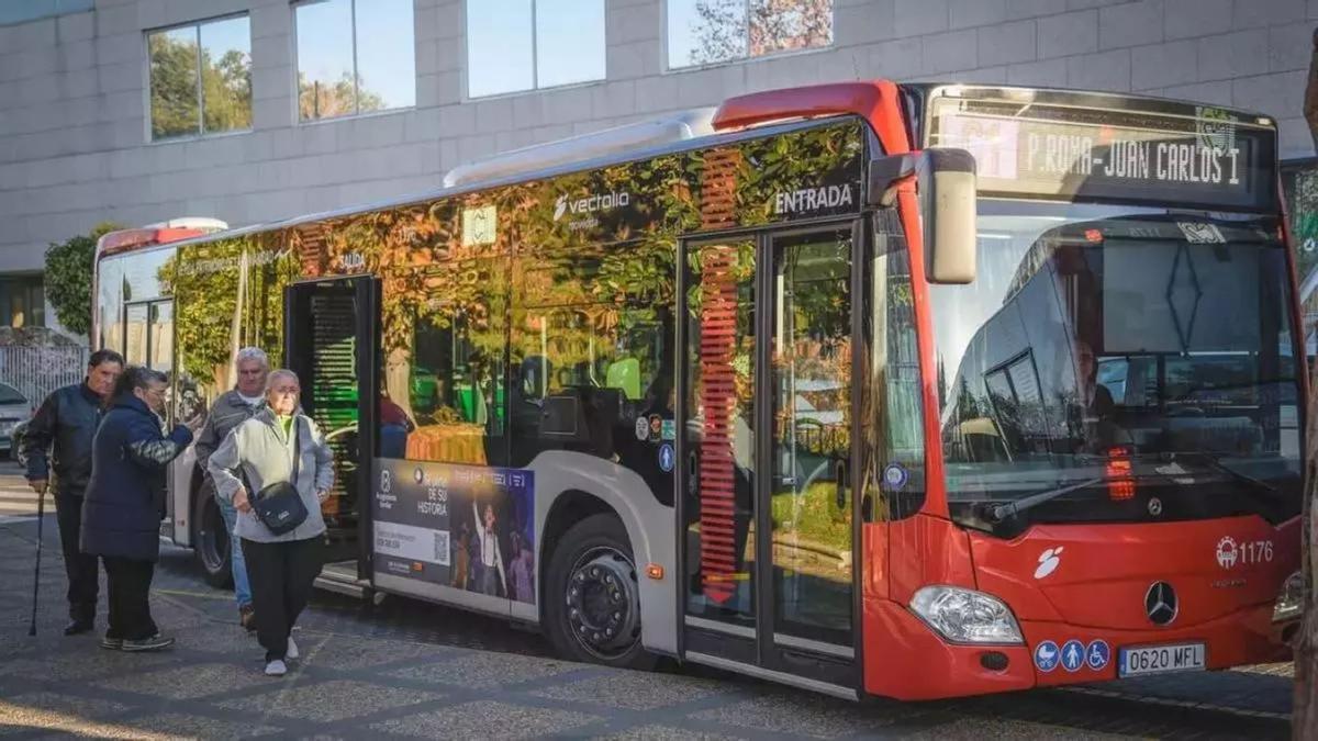 Autobús urbano de la capital extremeña.