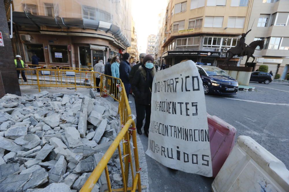 Cruzada contra las obras del centro de Elche