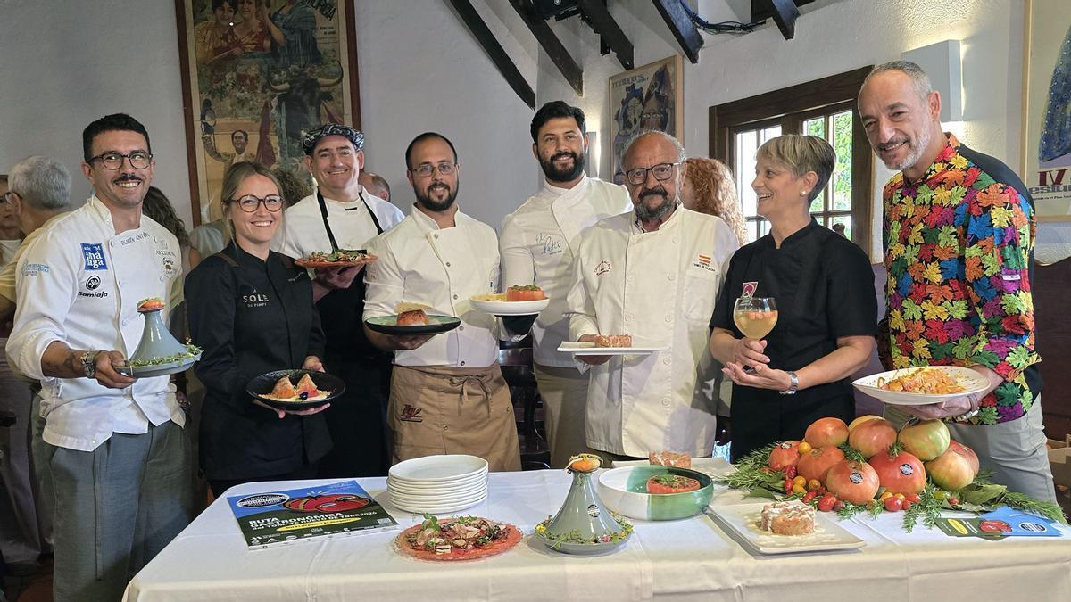 Presentación de la ruta gastronómica del tomate Huevo de Toro que se va a celebrar en Málaga.