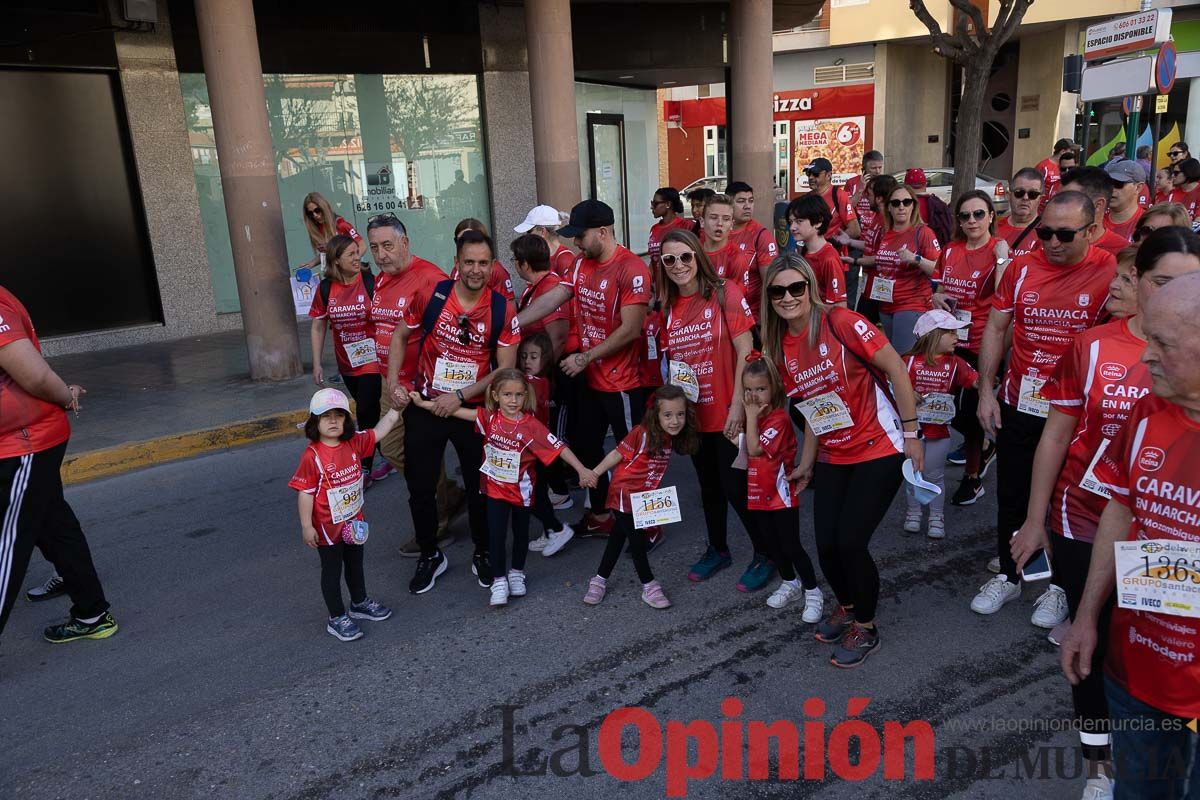 Marcha de la ONG Delwende en Caravaca