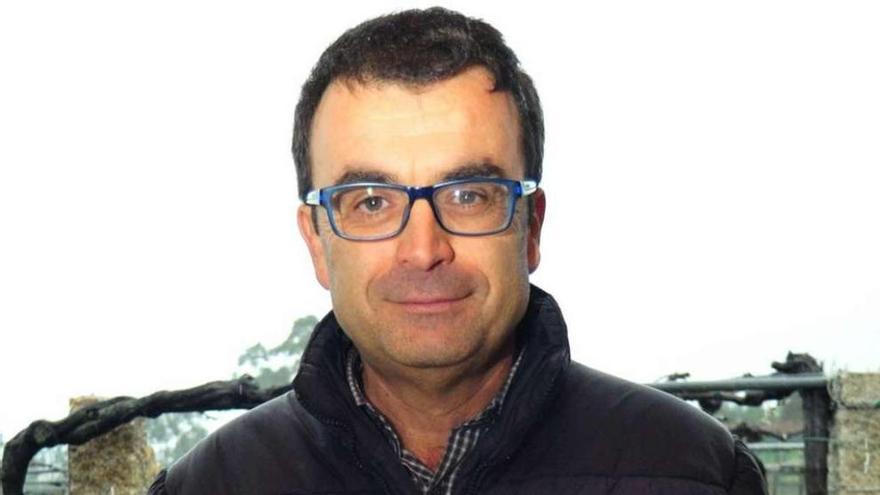 Fernando Crusat Méndez, preside la gestora de la Agrupación de Viticultores Rías Baixas. // Iñaki Abella