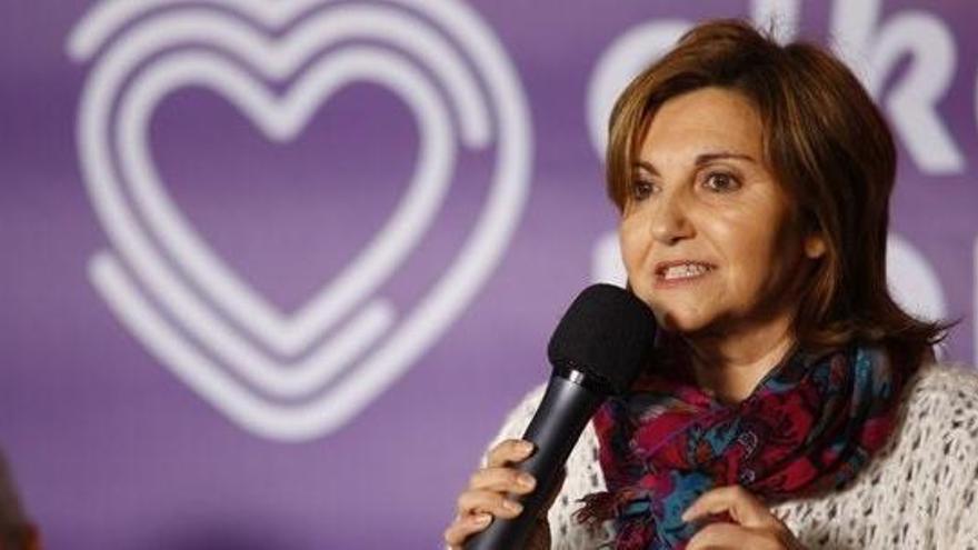 La dirigente de Unidas Podemos Pilar Garrido.