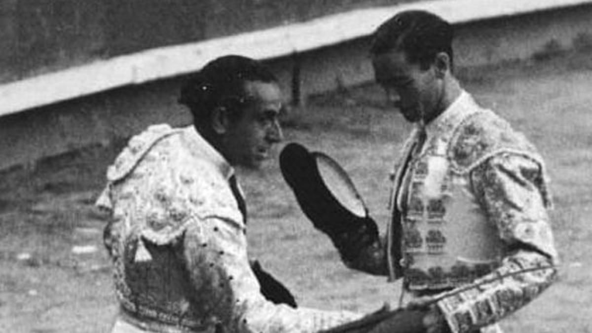 Lorenzo Pascual García «Belmonteño», durante su alternativa.