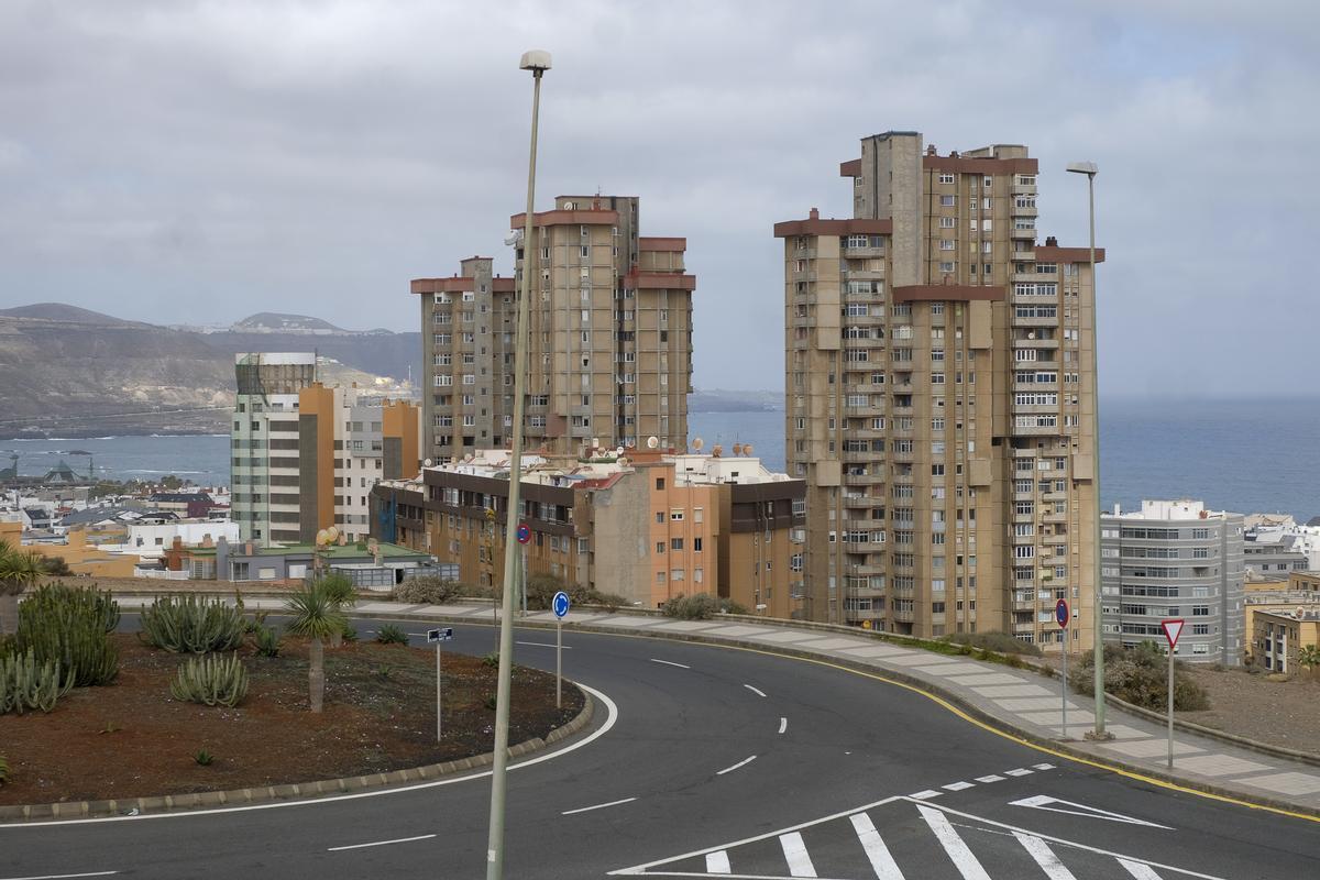 Torres Yaiza o edificio de los taxistas.