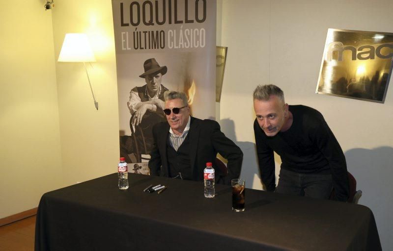 Firma de disco de Loquillo y Laurent Castagnet en Fnac