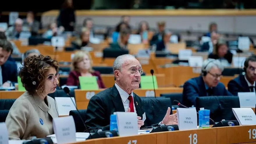 Francisco de la Torre valora la defensa de la candidatura de Málaga para albergar la EUCA ante el Parlamento Europeo