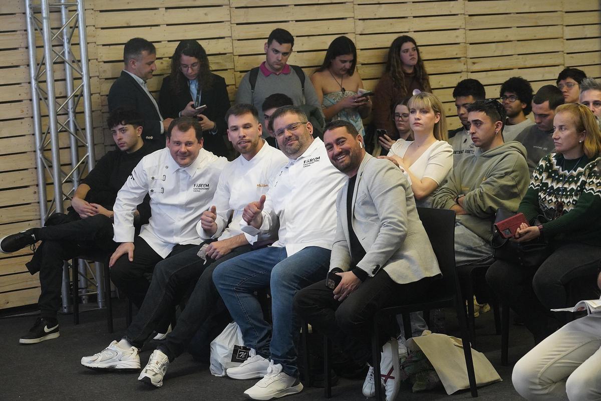 Les fotos dels germans Roca a la ponència del Fòrum Gastronòmic de Girona