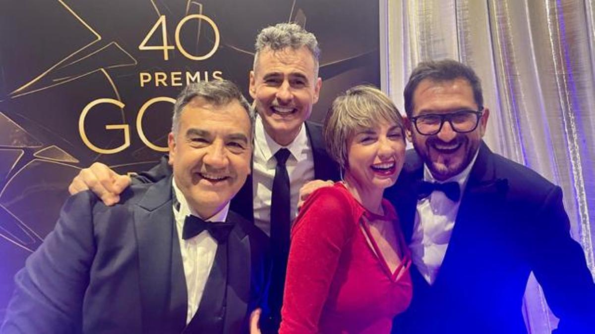 Vicente Seva, Luis Miguel Seguí, Rosario Puñales y David Pérez.