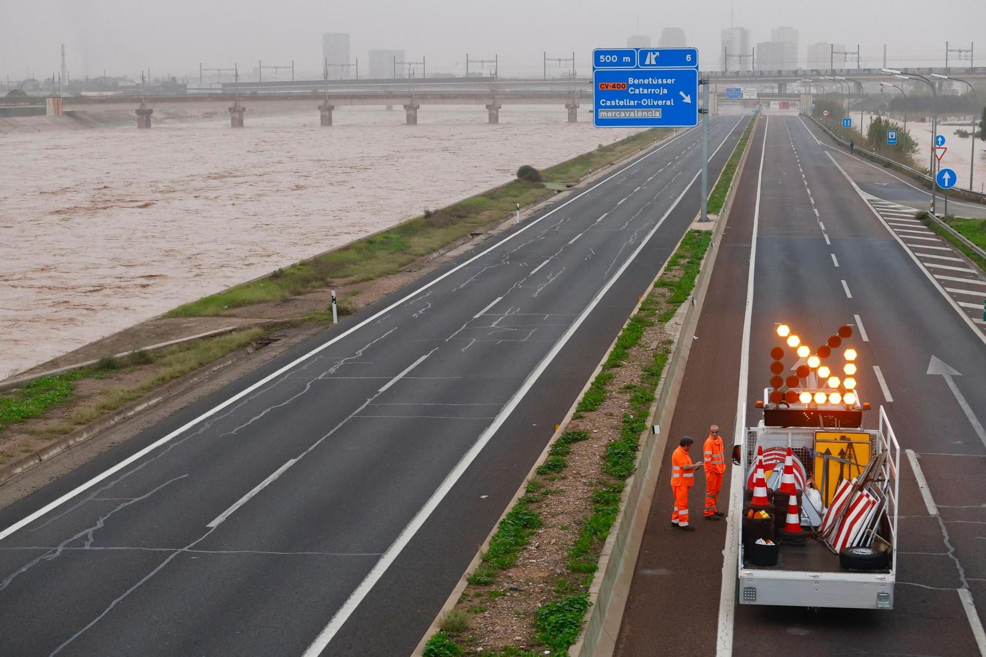 El devastador efecto de la DANA, en imágenes