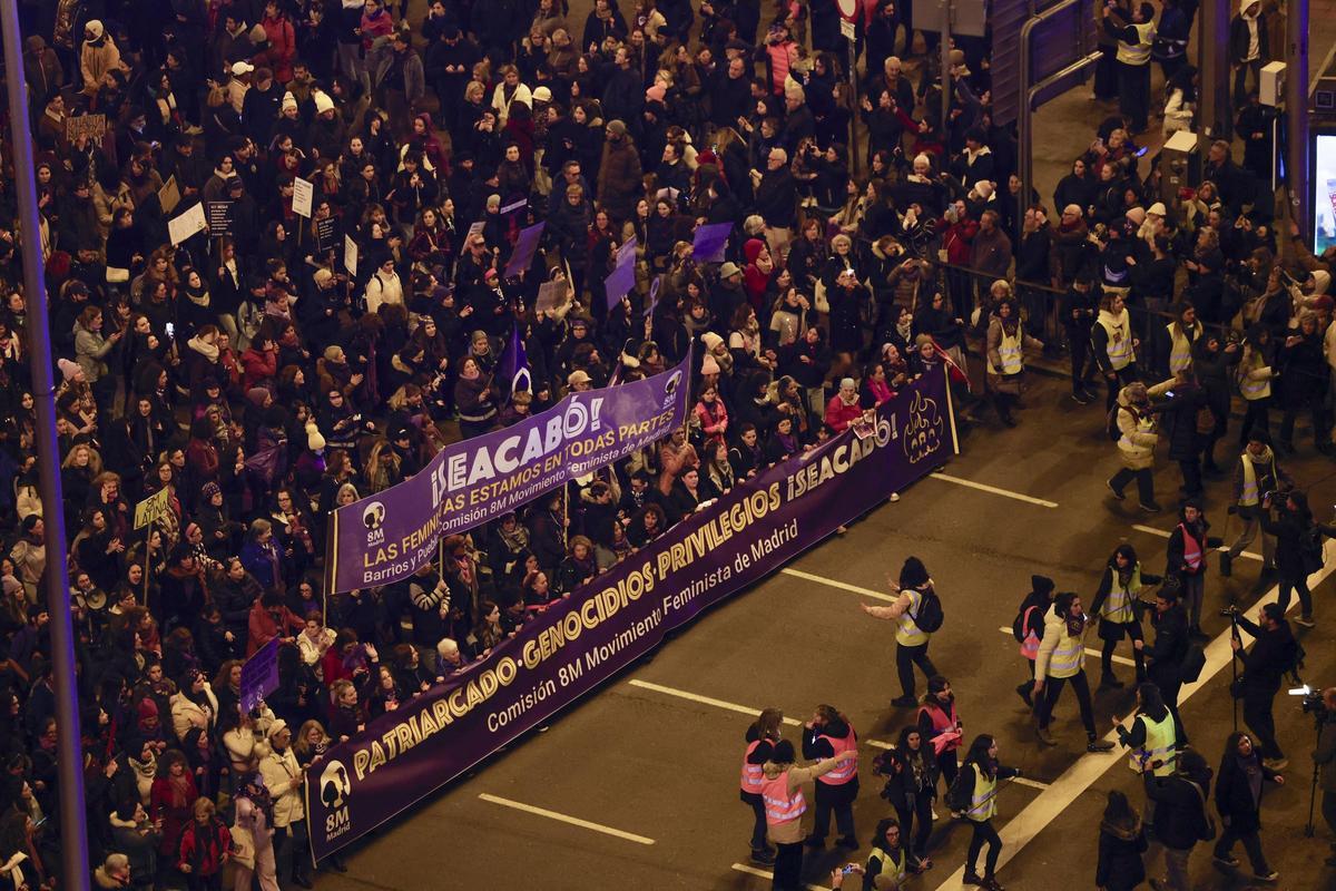 Madrid se moviliza el 8M, día internacional de la mujer