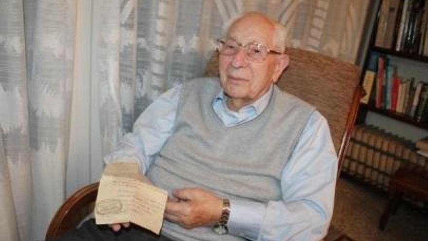 Mor Lluís Pascua, a 99 anys, un dels darrers supervivents de la Lleva del Biberó