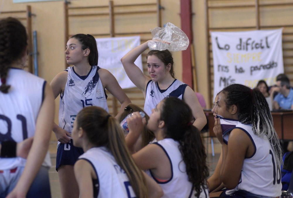 Susto en la final cadete femenina de baloncesto