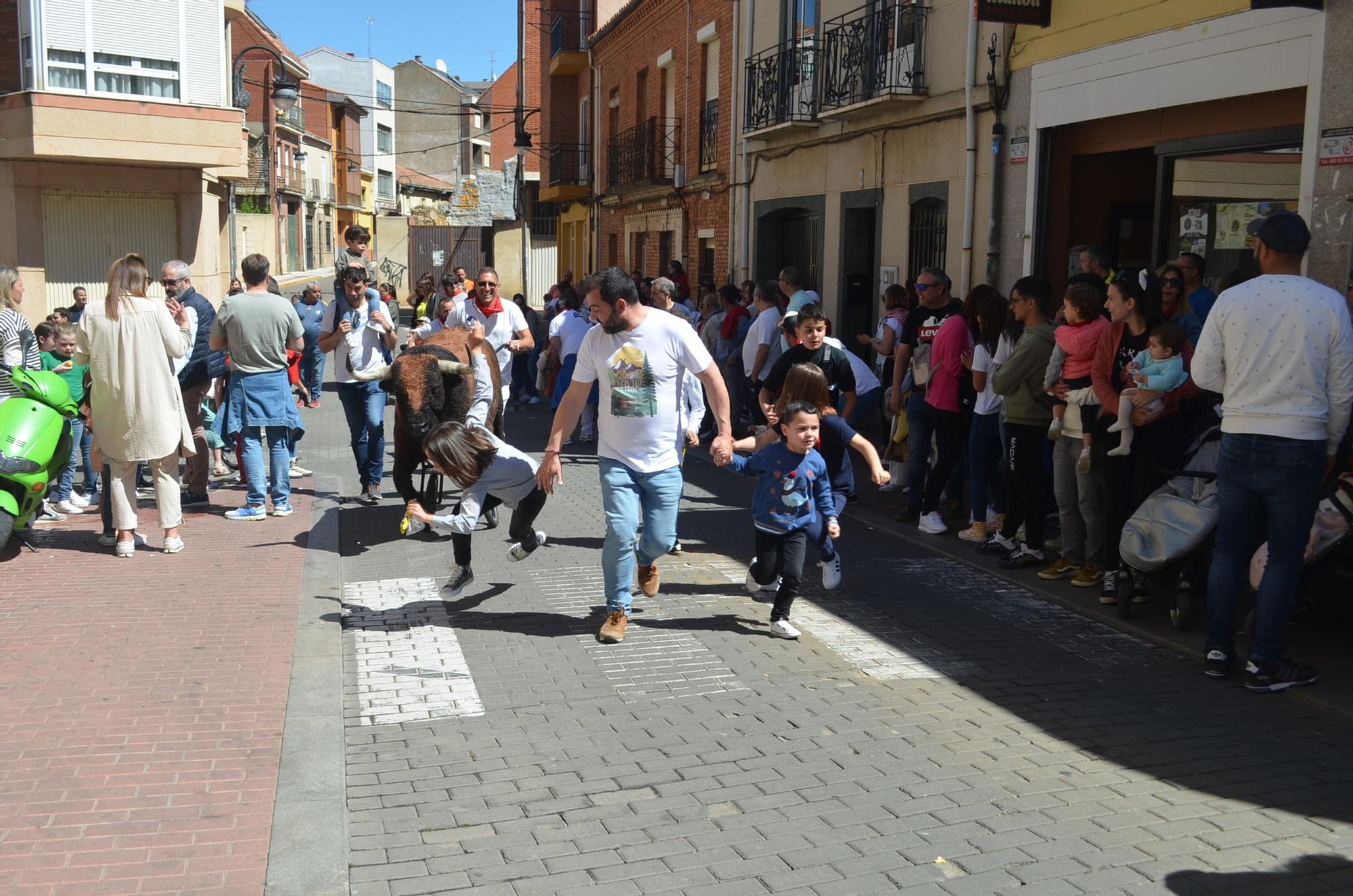 Fiestas de la Veguilla en Benavente: Así de bien lo han pasado los niños con los carretones de Gente del Toro