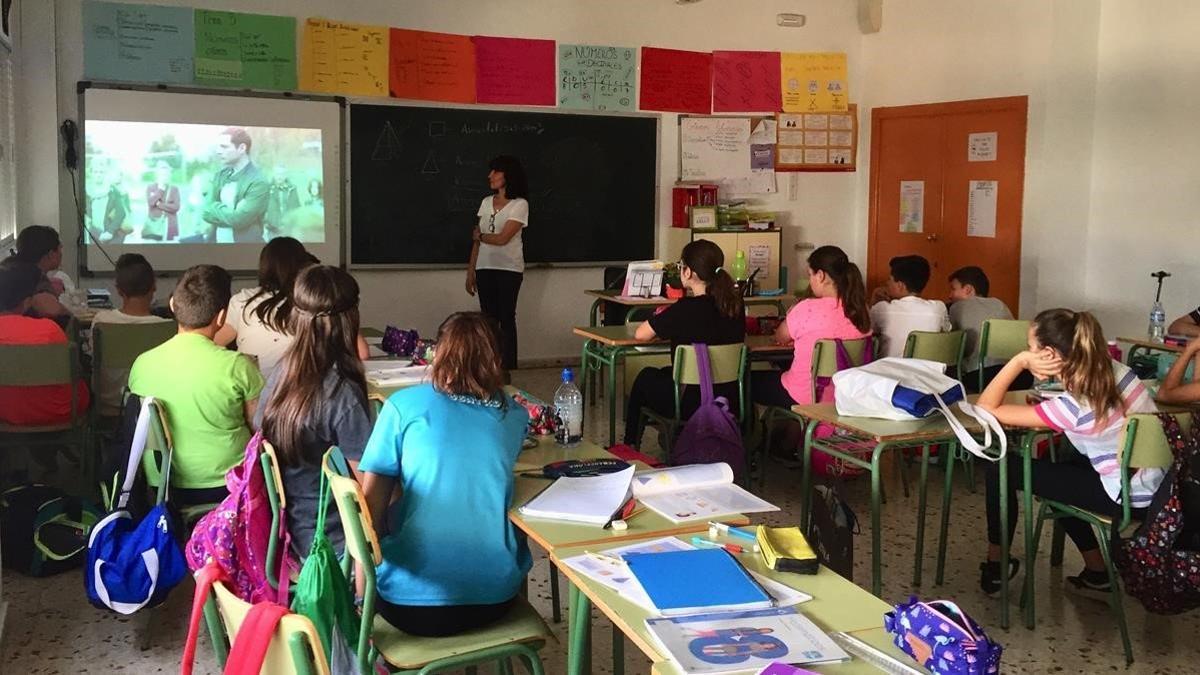 Charla de diversidad afectivo-sexual y de género en una escuela de Murcia que originó la reclamación de Vox