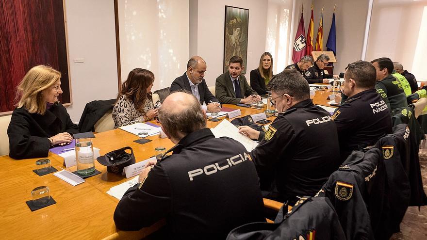Gandia refuerza la seguridad en sus calles durante todas las fiestas navideñas