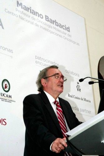 Mariano Barbacid, en el Foro Nueva Murcia