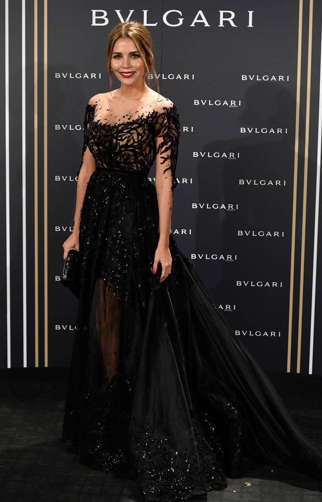 Rosanna Zanetti en la fiesta de Bulgari