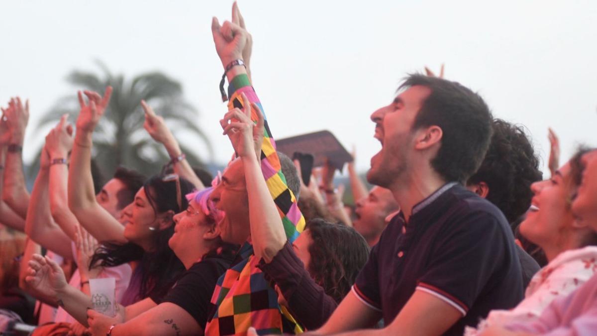 El publicó durante un concierto en el recinto de la Fica | ISRAEL SÁNCHEZ