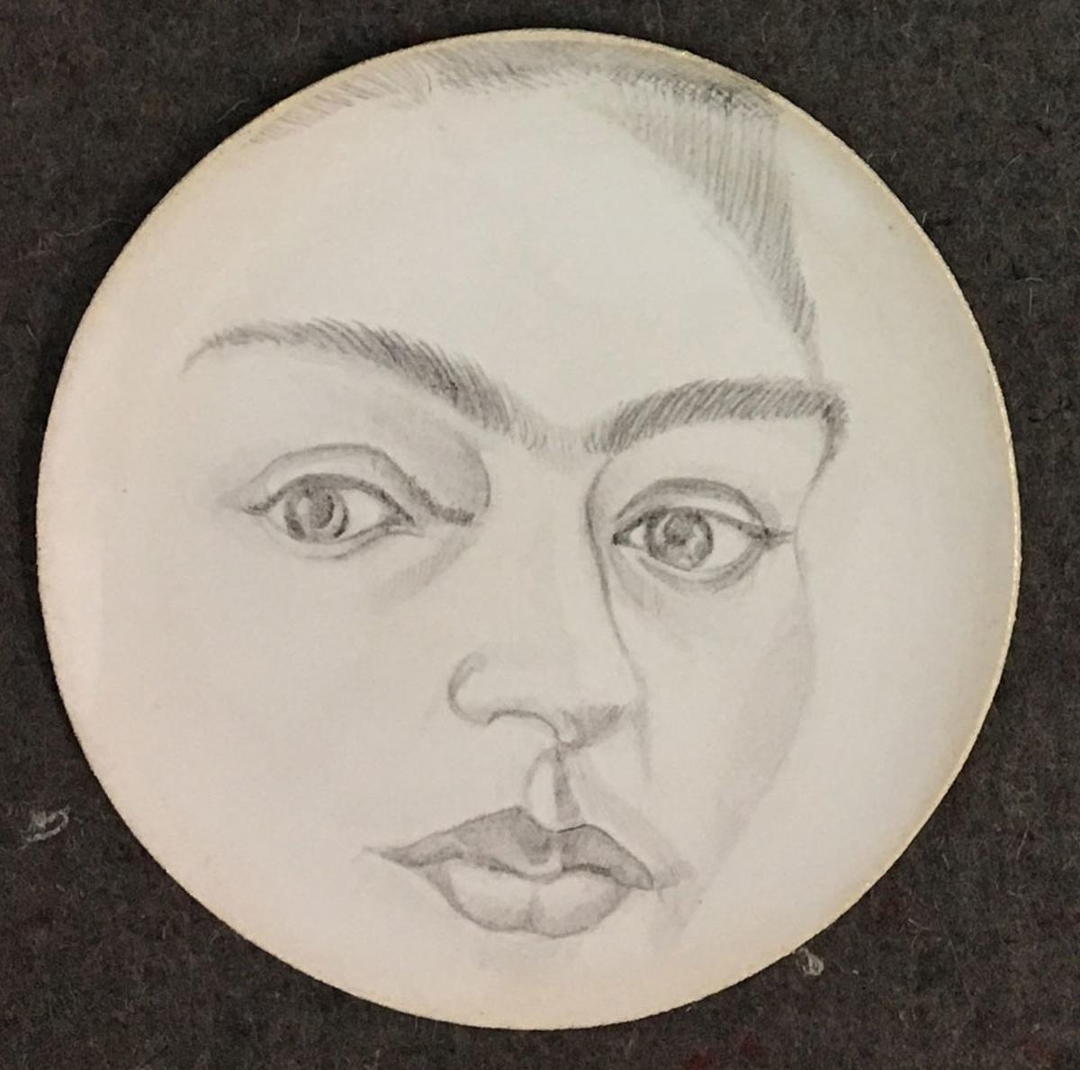 "Frida Kahlo", de la serie "Platos", de María Gimeno.