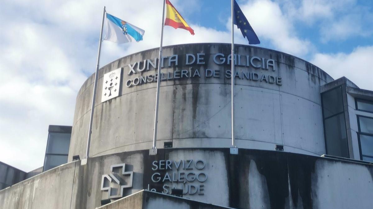 Consellería de Sanidade en Santiago de Compostela.
