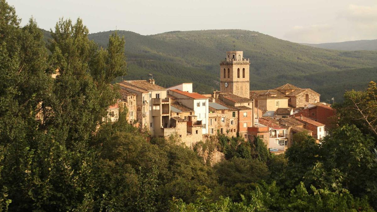 Panorámica de Viver, donde se ha clausurado el seminario sobre la escuela rural en la provincia de Castellón.