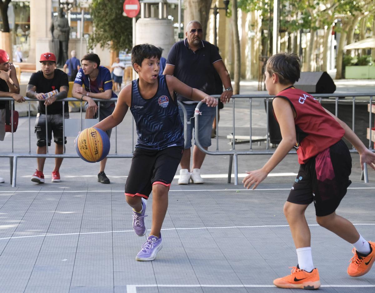 Imatges del 3x3 de la Festa Major de Manresa