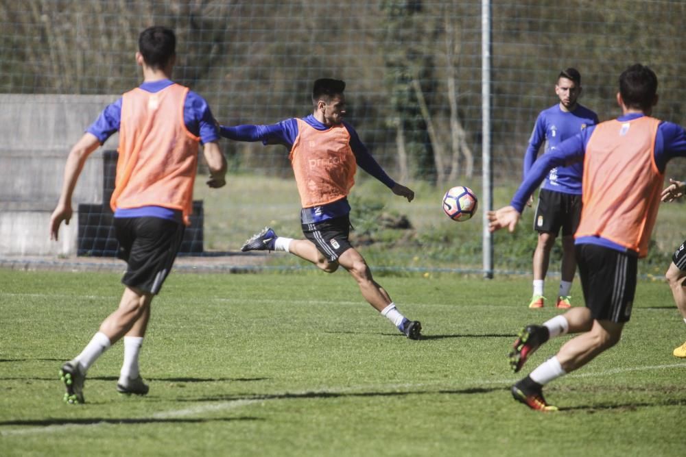 Entrenamiento del Real Oviedo.