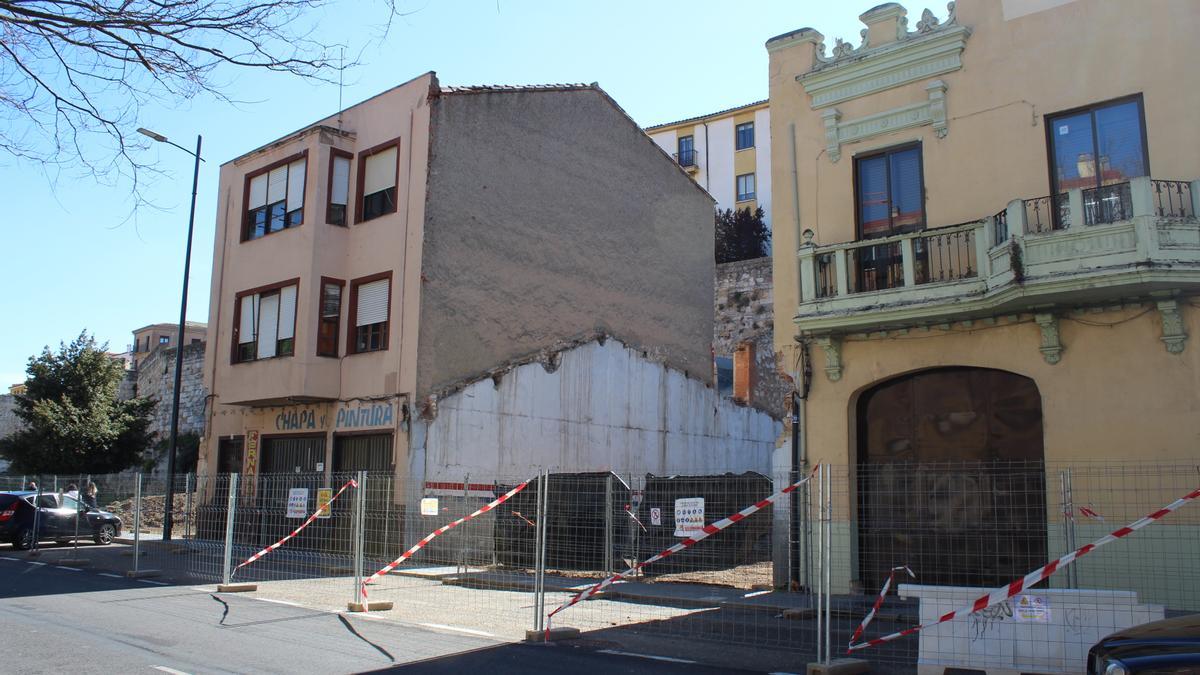 Nueva liberación de la muralla en la avenida de La Feria, en Zamora capital.