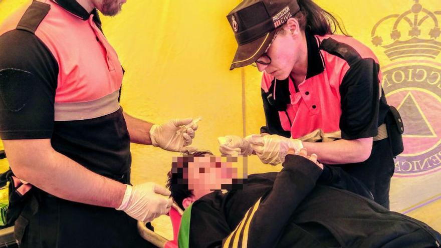 Más de 80 heridos en los ojos por un aerosol en la romería de Benicarló