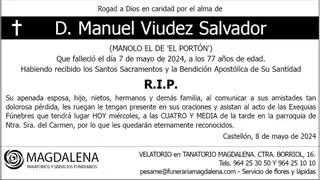D. Manuel Viudez Salvador