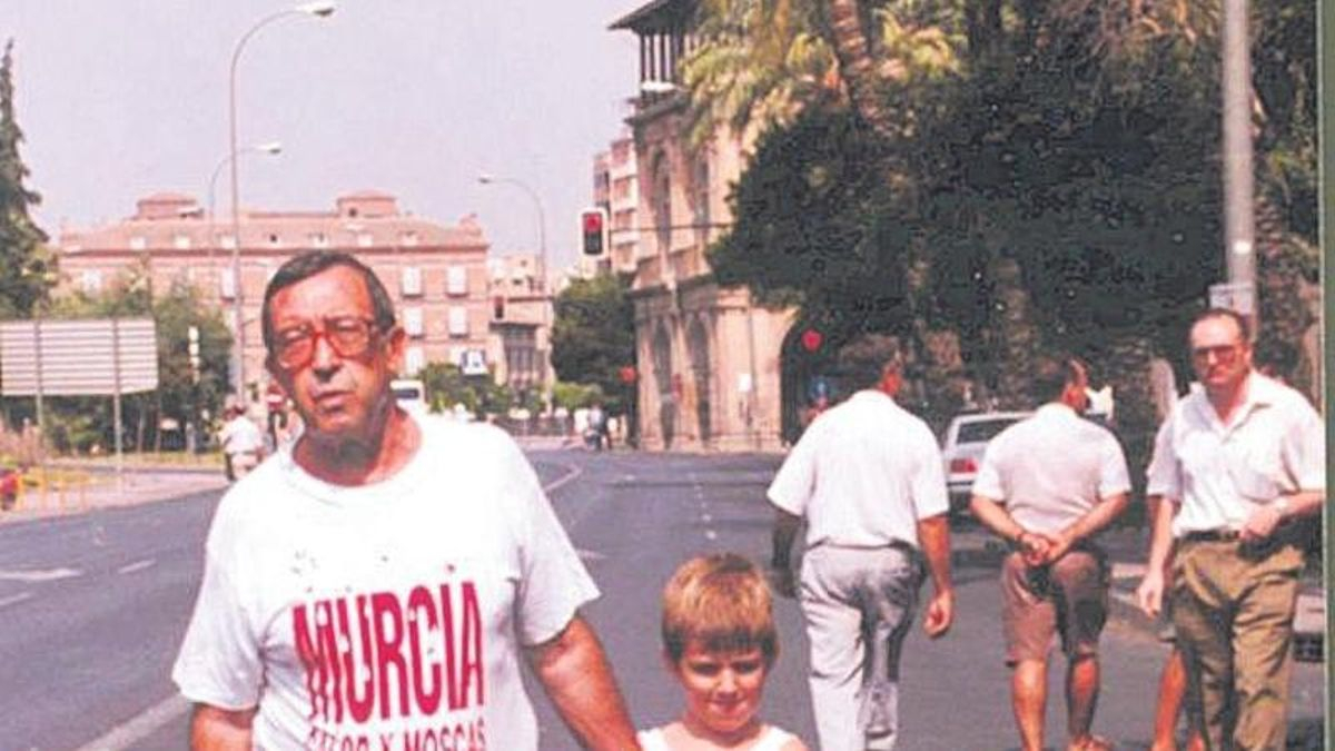 El pintor José María Párraga en el verano de 1966.