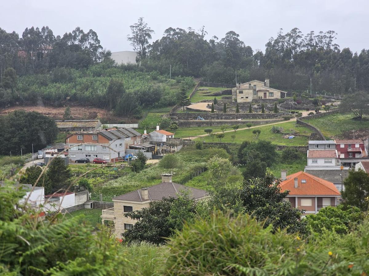 Una vista de O Grove.