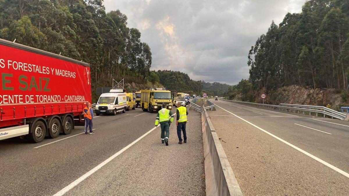 El lugar del accidente