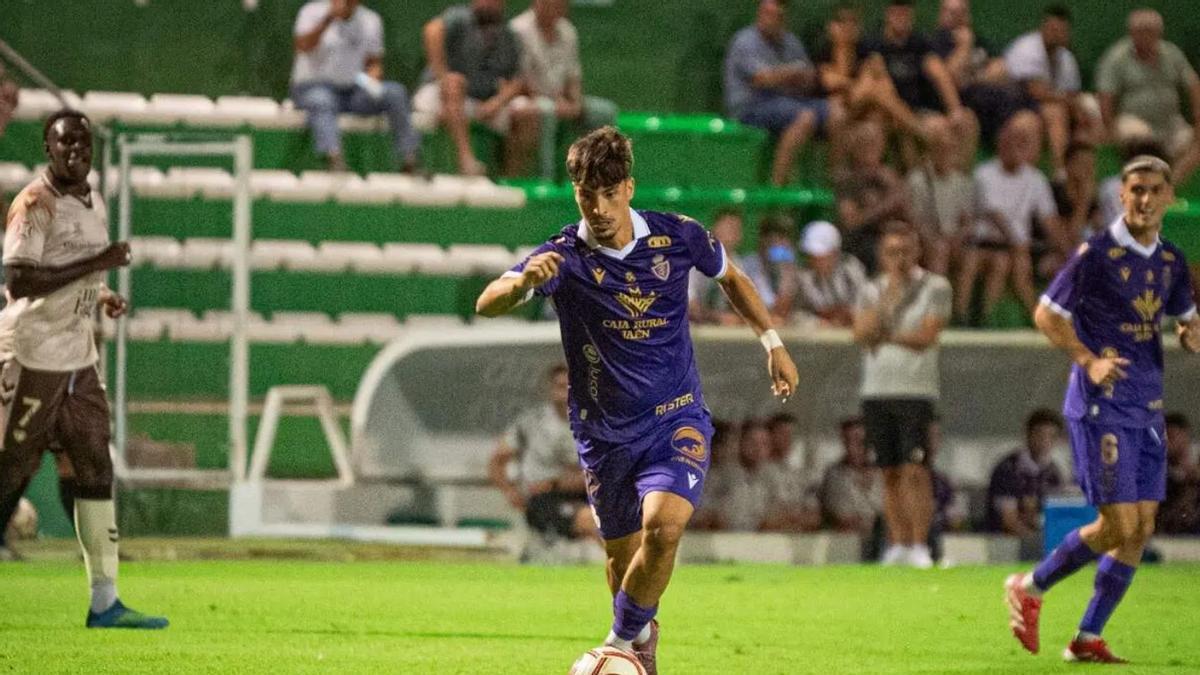 Abel Sánchez, esta pretemporada con el Real Jaén.