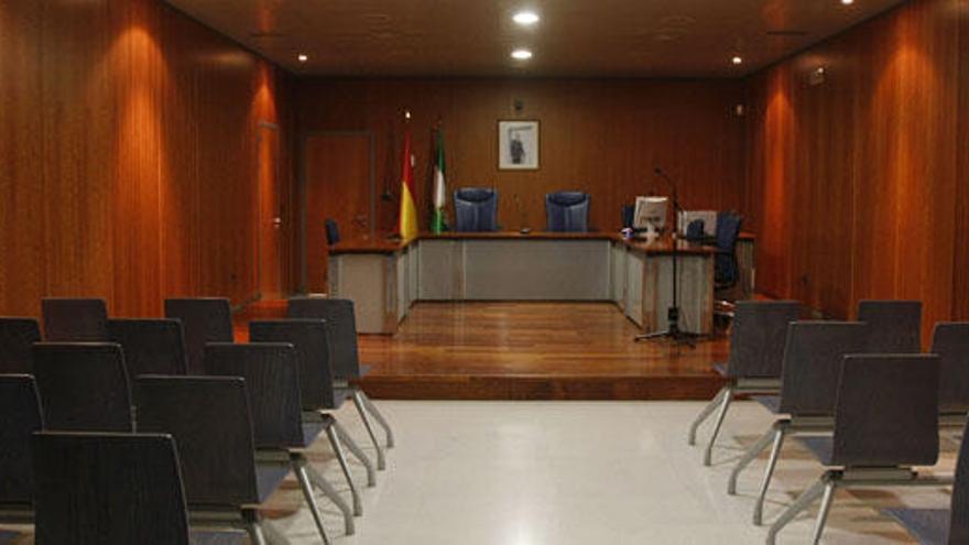 Una sala de la Ciudad de la Justicia de la capital.