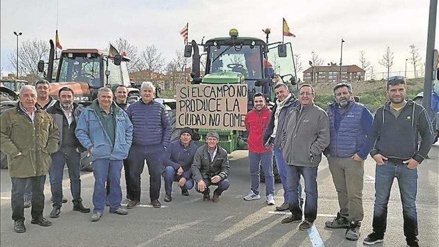 Manifestación histórica de los agricultores en Zaragoza