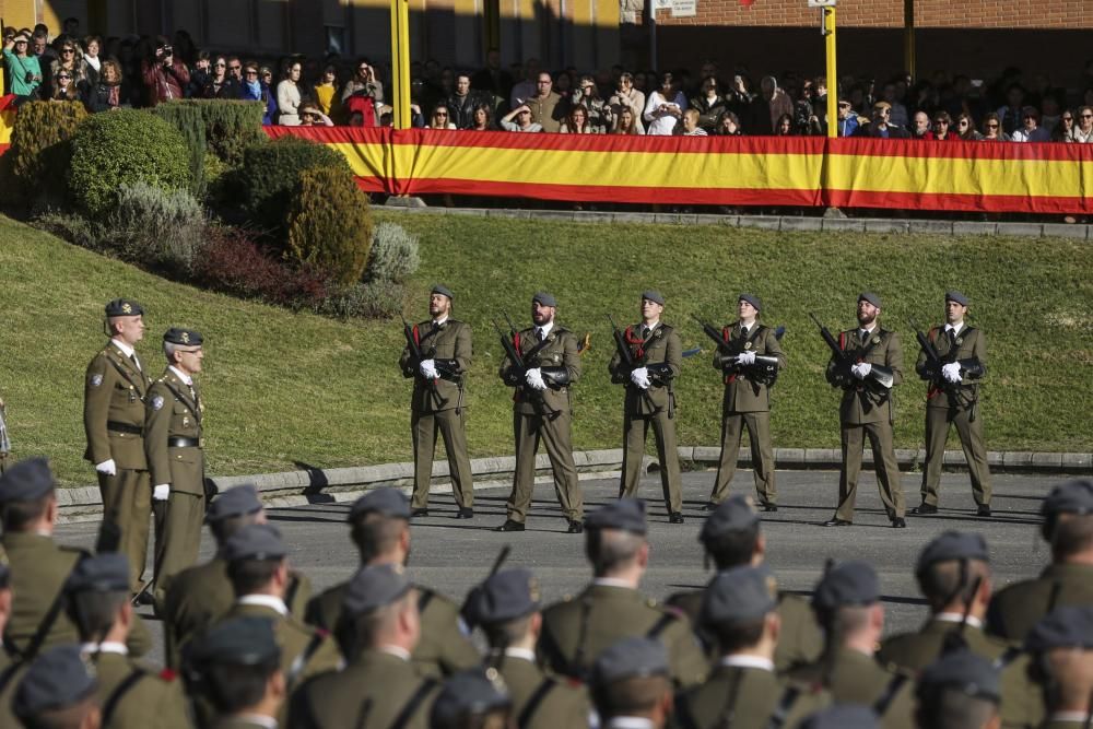 Parada militar del acto de celebración de la Inmaculada