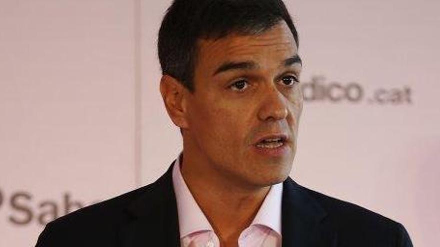 Pedro Sánchez va ser ahir a Barcelona