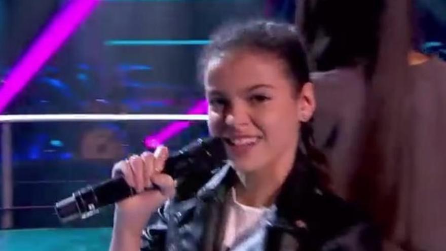 El desgarrador talento de la grancanaria Marta conquista 'La Voz Kids'