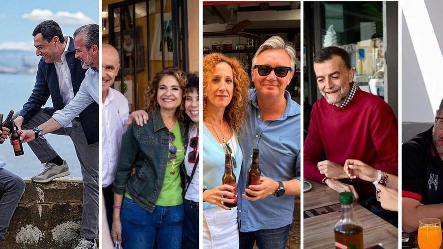 Un paseo por la playa, rato en familia o la Feria de Jerez: los planes de los candidatos a la Junta en la jornada de reflexión