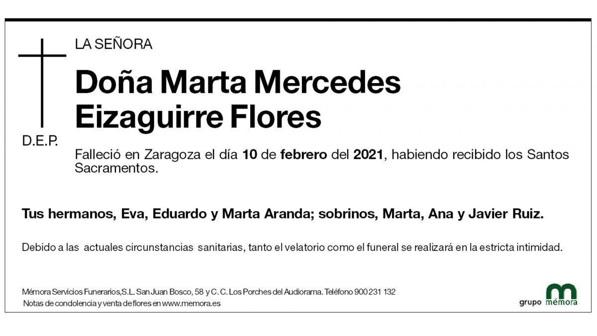 Marta Mercedes Eizaguirre Flores