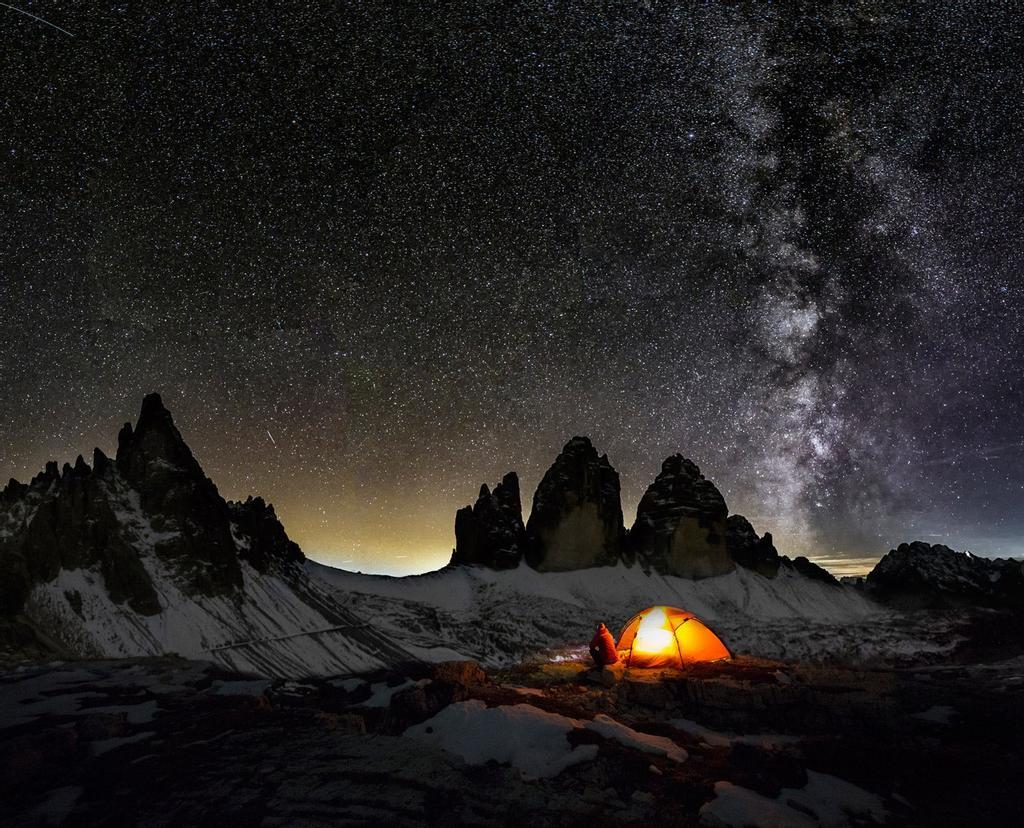 via-lactea en las dolomitas