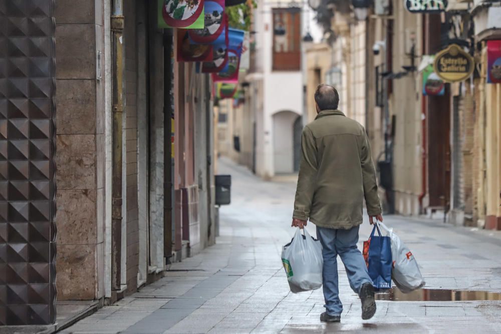 Segundo día de confinamiento en Orihuela