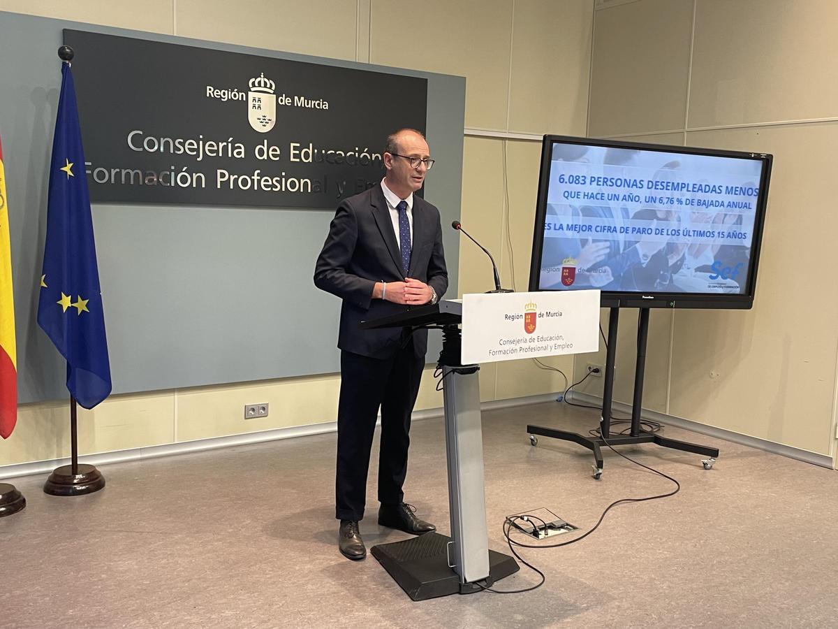 Balance paro y afiliación por parte del consejero.
