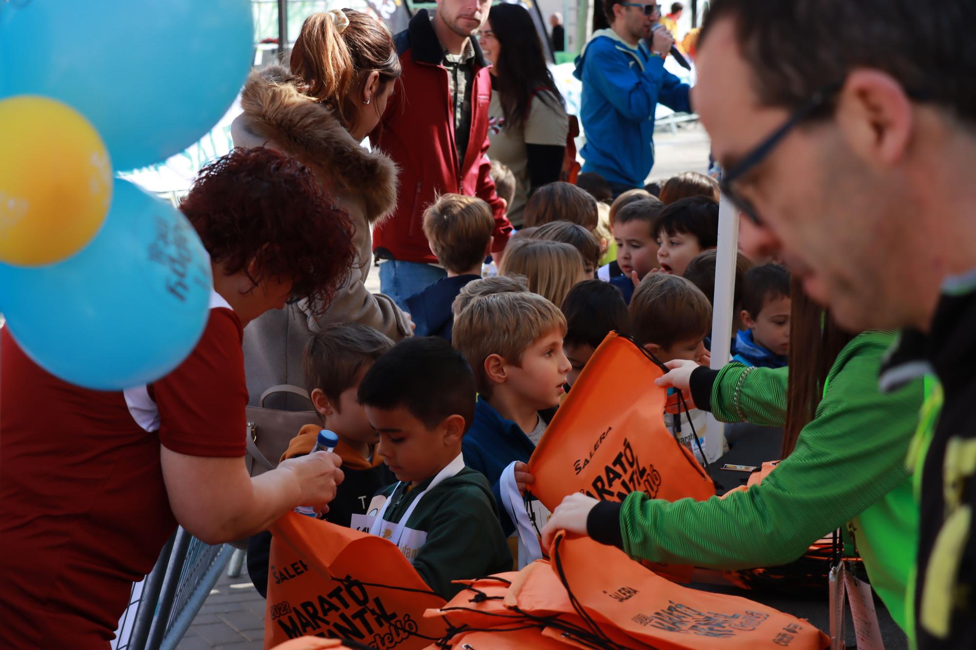 Las mejores imágenes de la maratón infantil en Castelló