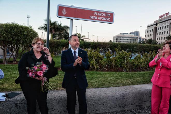 Inauguración de la plazoleta Geni Afonso