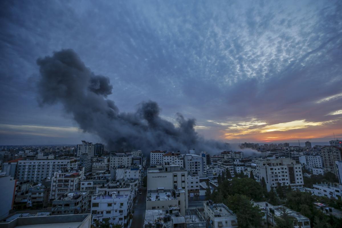 Israel difunde imágenes de bombardeos sobre objetivos de Hamás en la Franja