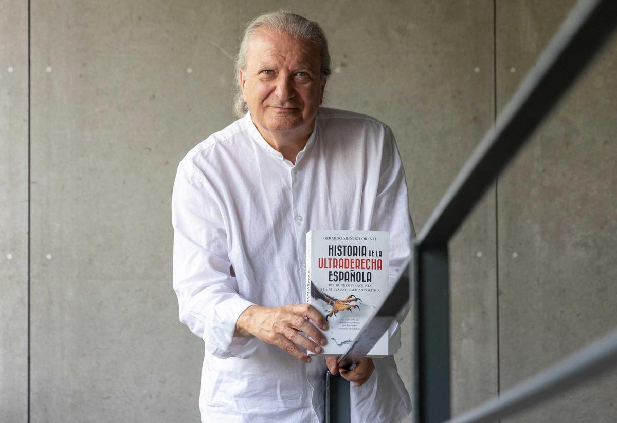 Gerardo Muñoz, con su nuevo libro.