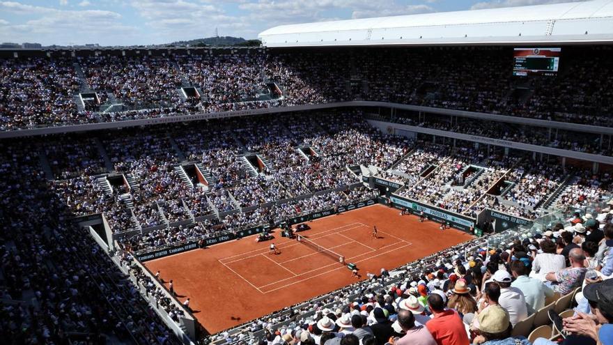 La pista Philippe Chatrier, en París