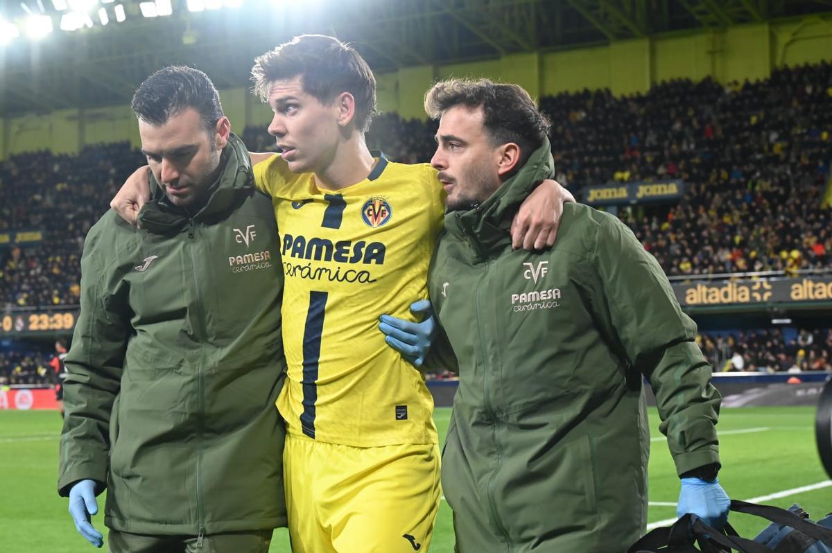 Juan Foyth, lesionado de su talón de aquiles